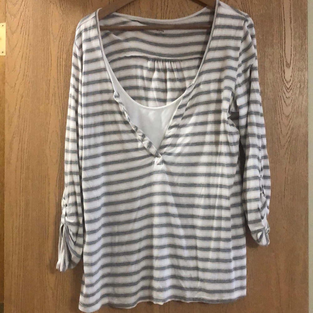 3/4 Sleeve Nursing Top